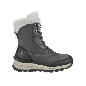 8" Women's Pellston Waterproof Insulated Winter Soft Toe Boot Dark Grey