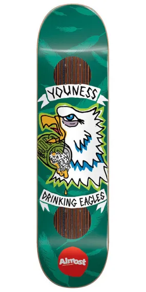 Almost Youness Amrani Jail Tats Impact Plus Skateboard Deck - Green - 8.25