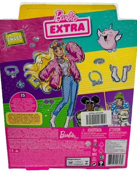 Barbie GRN28 With Unicorn Pig Fashion Doll