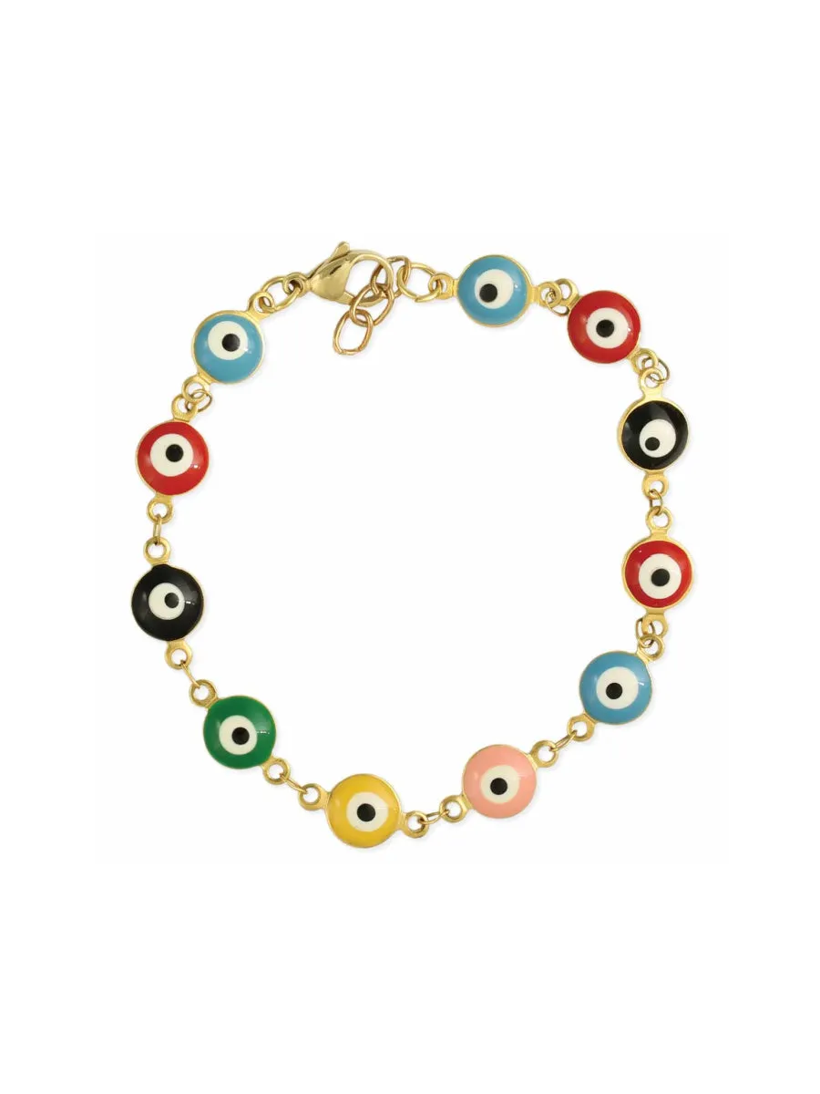 Colorful Evil Eye Bracelet