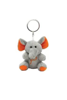 ELEPH FUR DOLL KEYRING : Orange