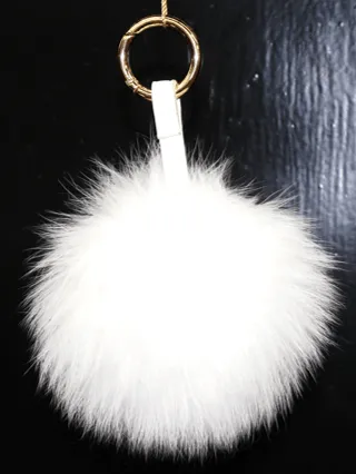 Fox Fur Key Chain