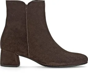 GABOR Brown Suede Round Toe Ankle Boot 68018