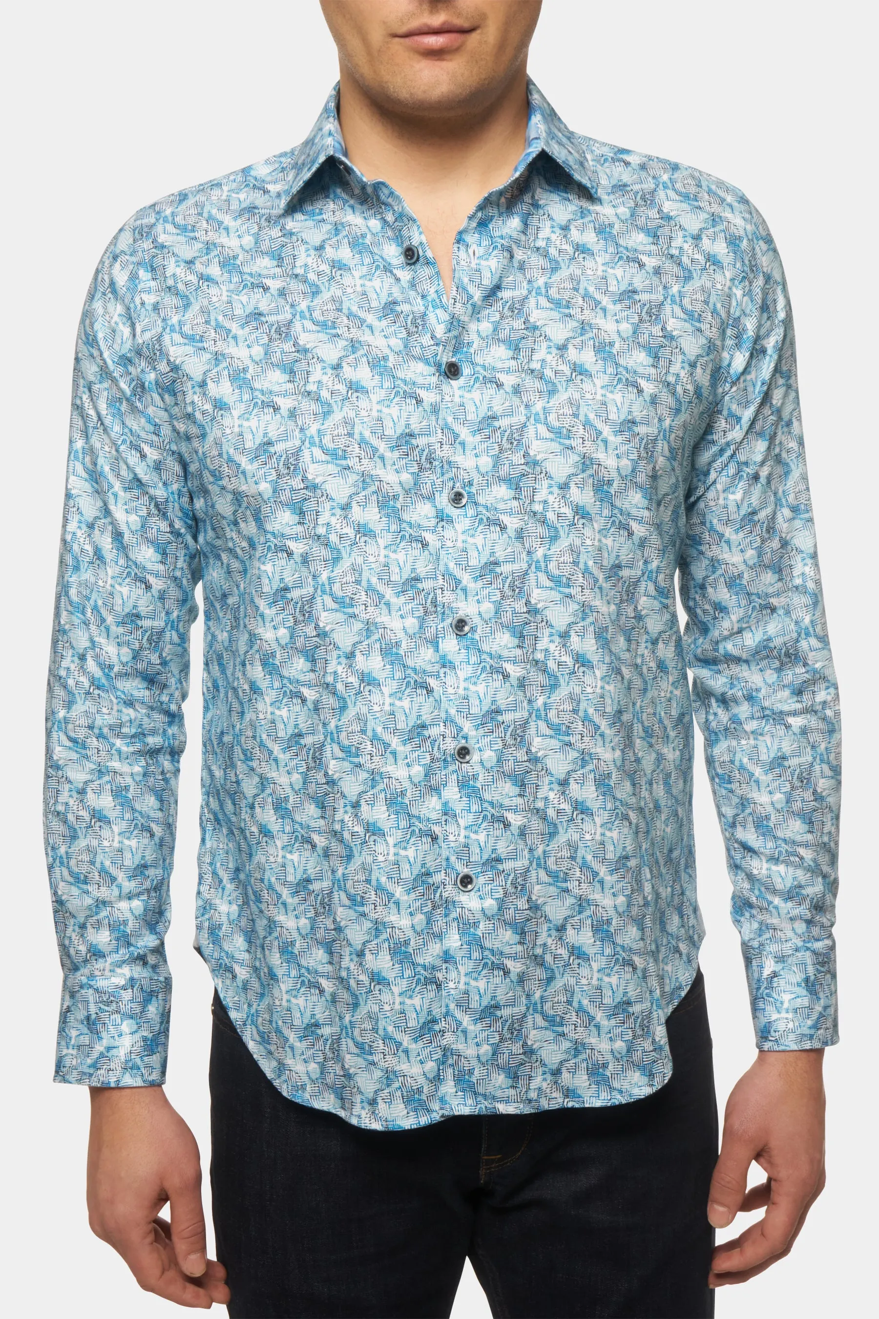 Geo Long Sleeve Shirt