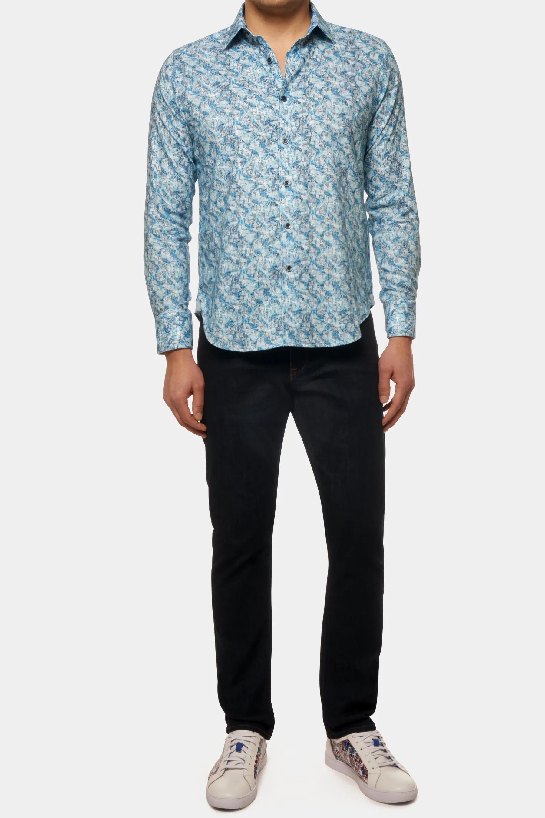 Geo Long Sleeve Shirt