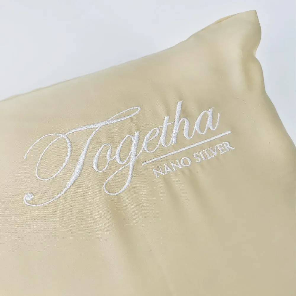 Getha Soft Latex Pillow Case - Tencel Nano Silver Fabric (L) (2 Pcs)