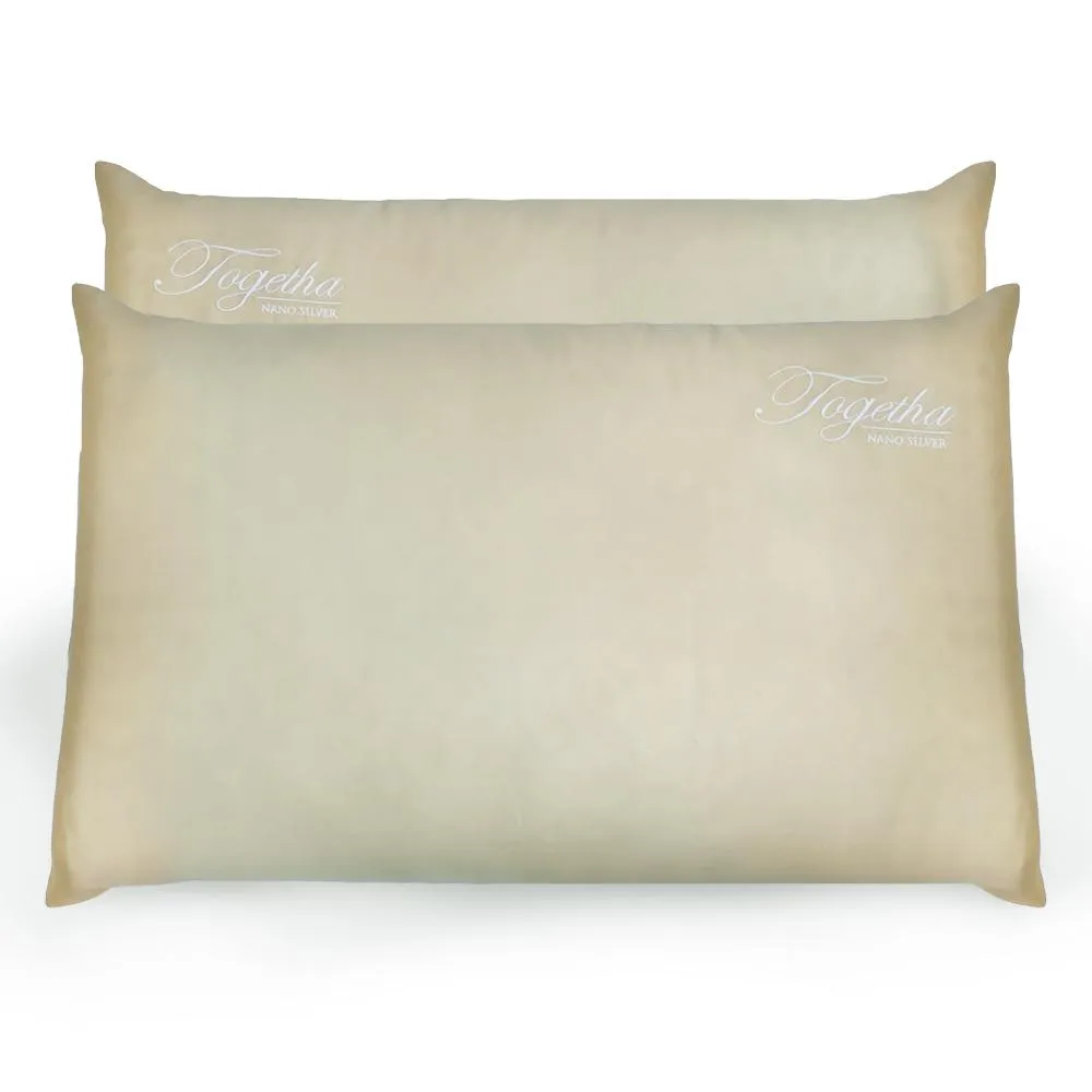 Getha Soft Latex Pillow Case - Tencel Nano Silver Fabric (L) (2 Pcs)