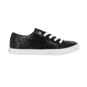 Gotta Flurt Girl's Disco II Black Sequin Low Top Dance Sneaker