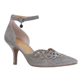 Isabetta-PEWTER GLITTER/RHINESTONES| J Renee