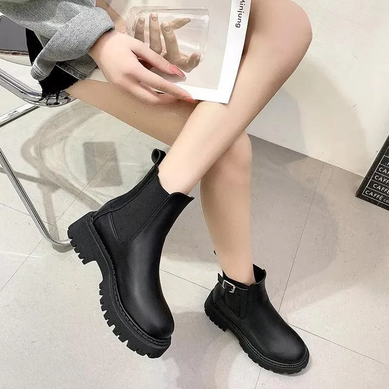 Michael PU Short Boots