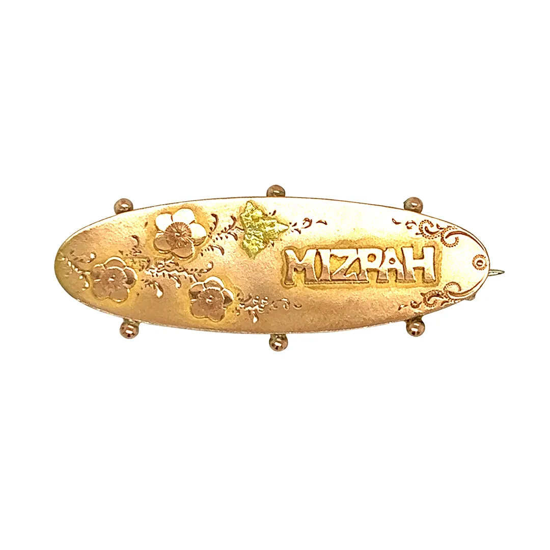 Mizpah Brooch