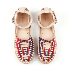 MK2036 - Market Huaraches Ankle Strap Tipicos