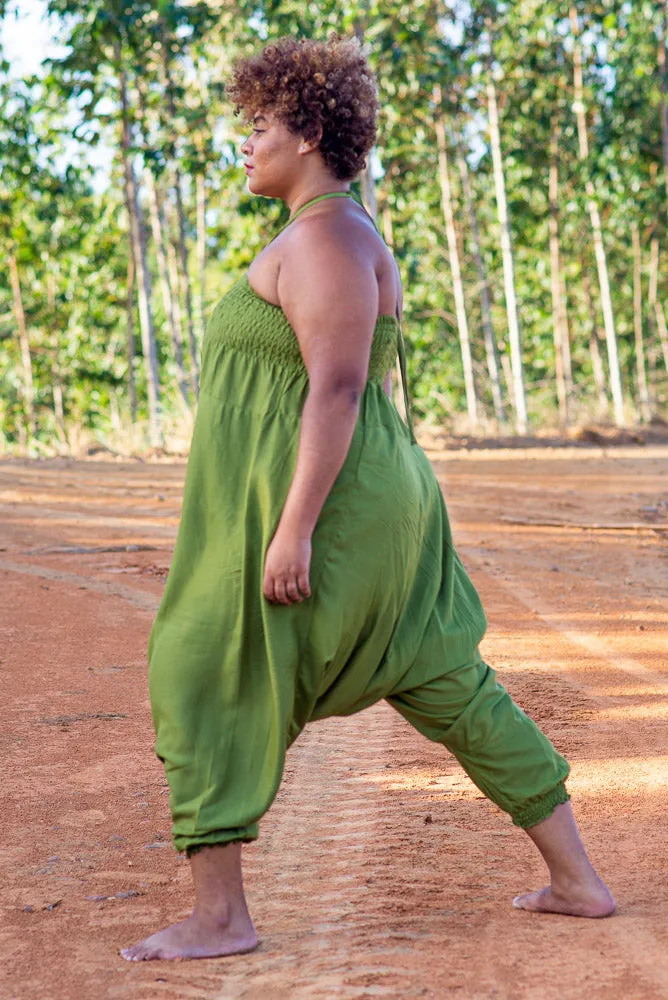 Plus Size Olive Green Classic Pants