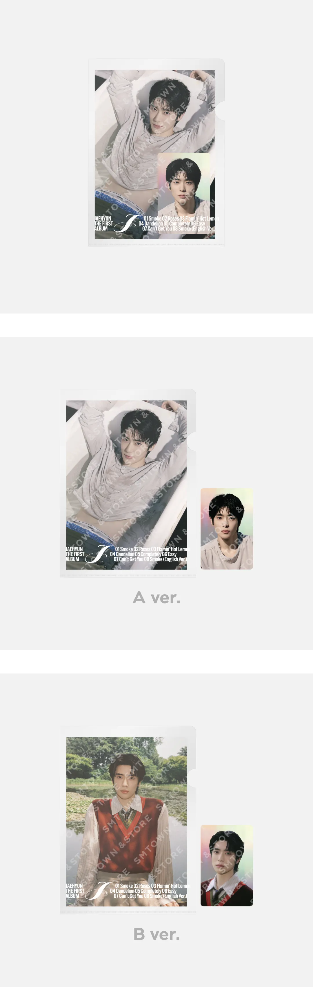 (PRE-ORDER) JAEHYUN - [J] OFFICIAL MD POSTCARD   HOLOGRAM PHOTO CARD SET