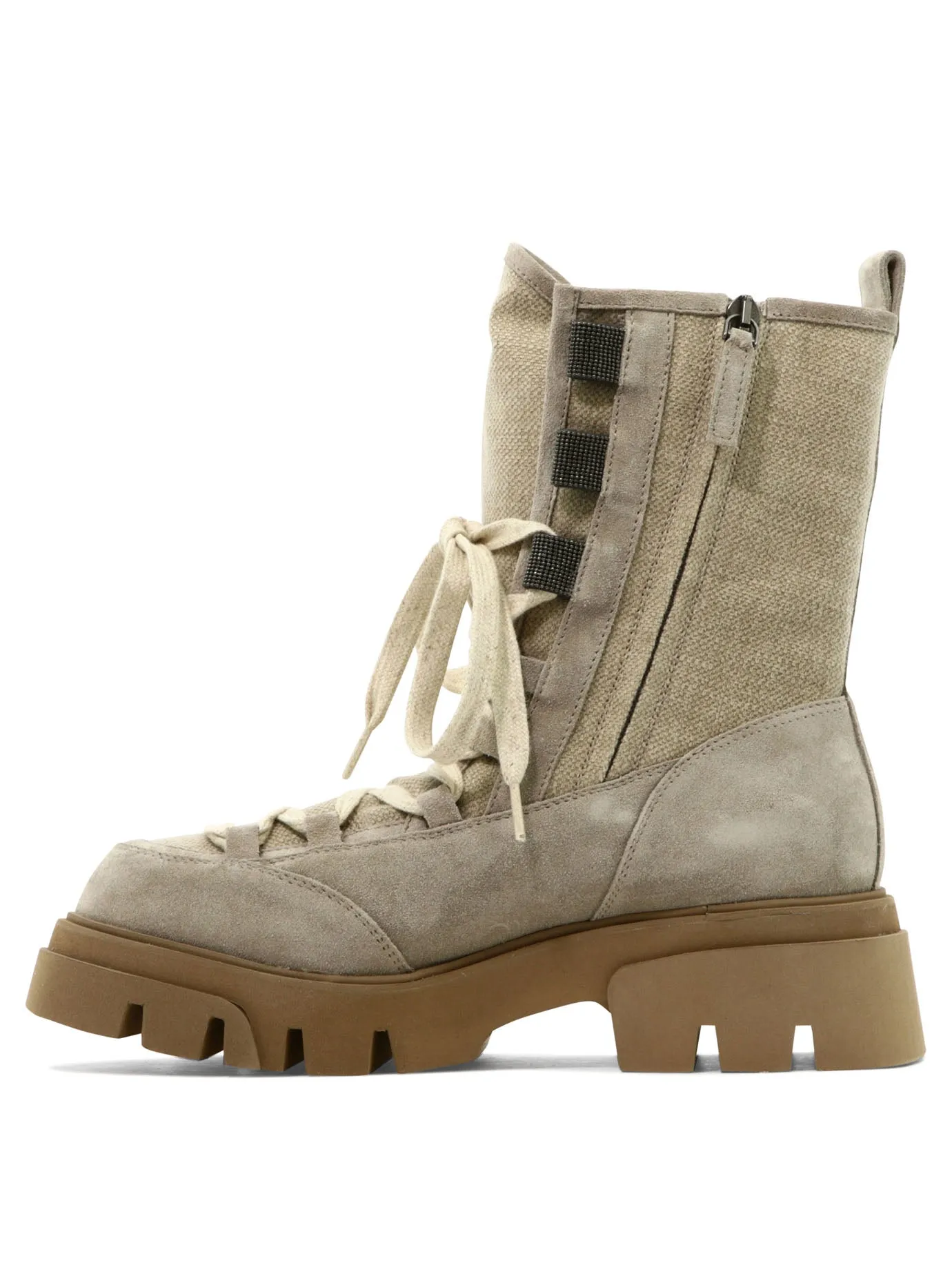 "PRECIOUS EYELETS" ANKLE BOOTS