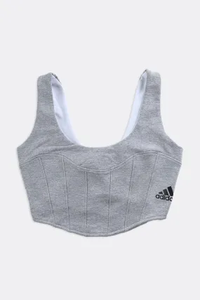 Rework Adidas Sweatshirt Bustier - L