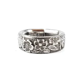 Rose Garden Stainless Steel Spoon Ring