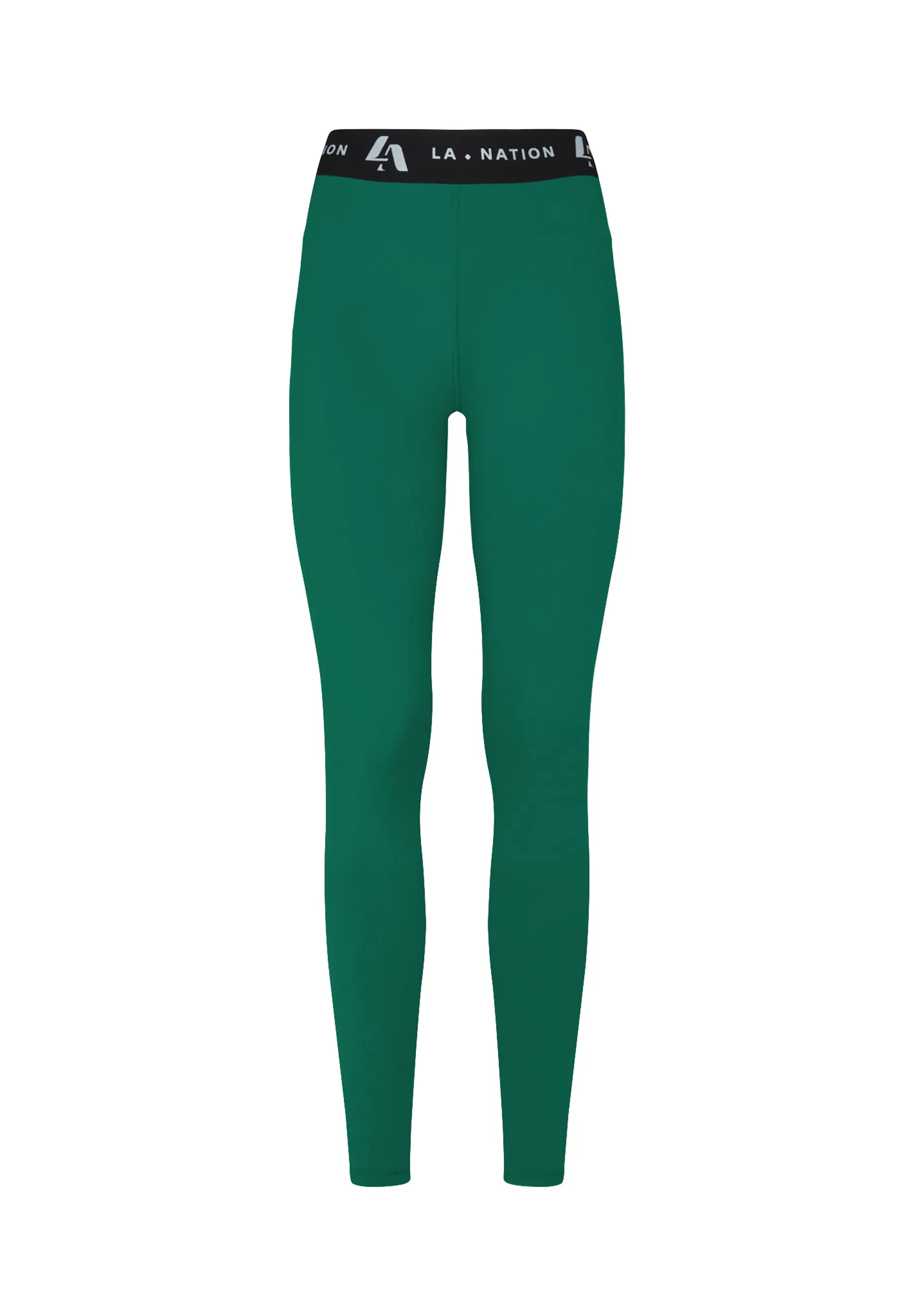 Signature High Waisted Full Length Leggings-Green