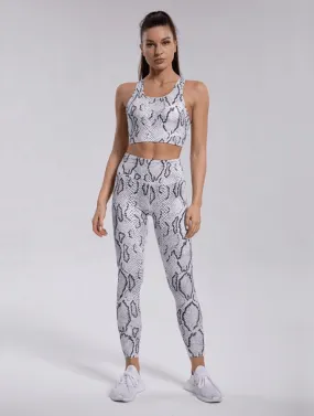 SNAKESKIN SET - WHITE